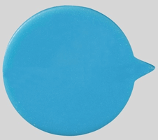 Versapak zegelsluiting blanco blauw (ds/1000 stuks)