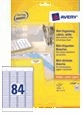 Etiket Avery L7656-25 46x11.1mm wit 2100stuks