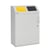 Verzamelstation voor kringloopmateriaal inhoud 2x50 l lichtgrijs RAL 7035