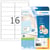 Etiket HERMA 5075 A4 99.1x33.8 mm premium 400 stuks wit
