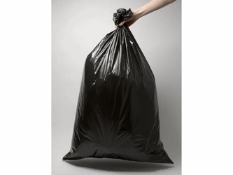 Afvalzak 45x50cm LDPE 35my zw/ds40rlx25 artikel afbeelding