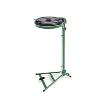 Afvalzakstandaard, met frame voor inhoud 120 l, met pedaal
