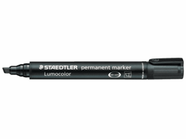 Viltstift Staedtler Lumocolor 350 permanent schuin zwart