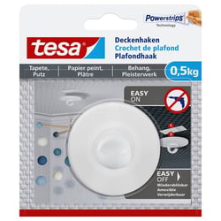 Plafondhaak Tesa behang en pleisterwerk zelfklevend 500gr artikel afbeelding