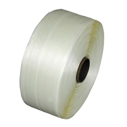 Polyester omsnoeringsband verlijmd 13 mm breed, VE = 2 rollen