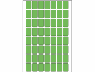 ETIKET HERMA 2345 12X18MM 1792ST GROEN artikel afbeelding