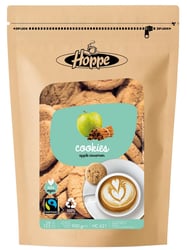 Koekjes Hoppe Cookies fairtrade appel kaneel à circa 125st