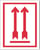 Waarschuwingssticker Pijl omhoog/rl500