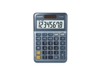 Casio MS-88EM Bureaurekenmachine, 8-cijferig, Blauw artikel afbeelding