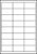 Etiket Avery Zweckform 3658 64.6x33.8mm wit 4800stuks