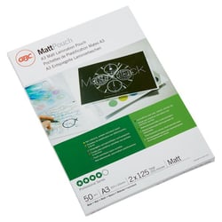 Lamineerhoes GBC mat/glanzend foliedikte 125 µm, VE = 50 stuks voor formaat A3