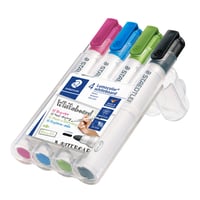 Viltstift Staedtler Lumocolor 351 whiteboard set à 4 stuks assorti
