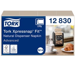 Servetten Tork Xpressnap Fit 21.3×16.5 naturel 720st