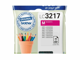 Inktcartridge Brother LC-3217M rood