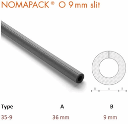 Nomapack O 9mm SLIT 35-9mm, lengte 200 cm 75 stuks/Doos artikel afbeelding