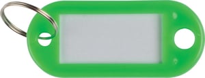 Sleutellabel 50x12mm groen/pk 10