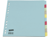 Staples 10 tabbladen, A4, manilakarton, assorti artikel afbeelding
