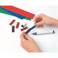 magnetoflex® U-vormig profiel, VE = 30 stuks, h x b = 22x60 mm, zwart
