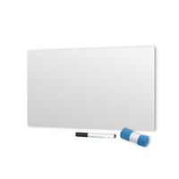 Whiteboard, zonder frame geëmailleerd staal, wit