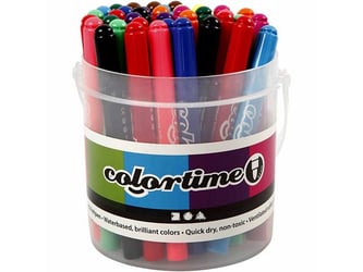 Colortime Viltstiften Assorti (pak 42 stuks)