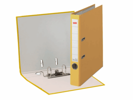 Staples Ordner Premium Rugbreedte 50 mm, geel