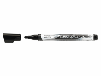 VILTSTIFT BIC VELLEDA WHITEBOARD ROND M ZWART artikel afbeelding