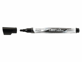 Viltstift Bic Velleda liquid whiteboard rond medium zwart