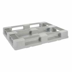 Hygiënepallet 5 sleeplatten en 3 stalen versterkingen l x b = 1200x1000 mm artikel afbeelding