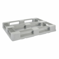 Hygiënepallet 5 sleeplatten en 3 stalen versterkingen l x b = 1200x1000 mm