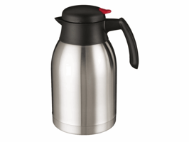 Thermoskan Bravilor dubbelwandig 2 liter RVS zwart