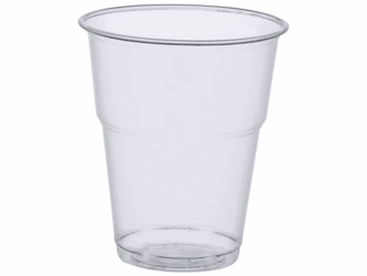 Drinkbeker kunststof PLA 300cc tr/pk70 artikel afbeelding