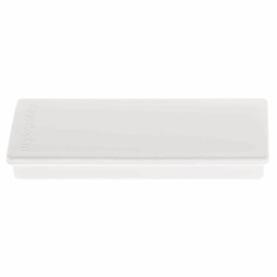 Rechthoekige magneet, b x l x h = 19x54x8 mm, VE = 60 stuks, wit artikel afbeelding