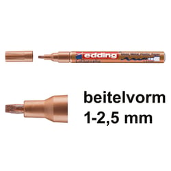 Lakmarker edding 753 koper 1-2,5mm/pk10