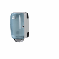 Handdoekdispenser h x b x d = 333x193x172 mm turquoise / wit - Tork 65800