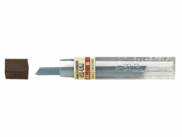 Potloodstift Pentel B 0.3mm zwart koker à 12 stuks