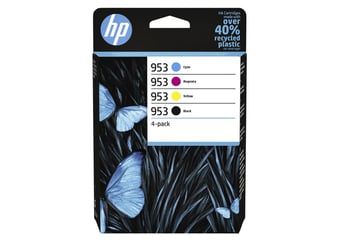 Inktcartridge HP 6ZC69AE 953 zwart + 3 kleuren artikel afbeelding
