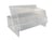 Visitekaartdoosje/kanteldoosje 90x60x30mm type PS1 transparant