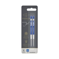 Gelpenvulling Parker blauw 0.7mm blister à 2 stuks artikel afbeelding