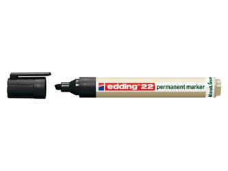 VILTSTIFT EDDING 22 ECO SCHUIN 1.5-3MM ZWART artikel afbeelding