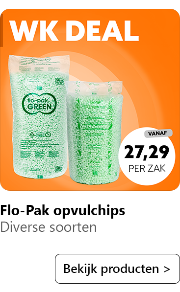 Flo-pak opvulchips