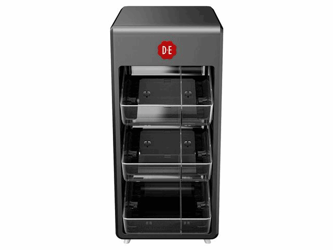 Dispenser voor koffiebenodigdheden DE zw artikel afbeelding