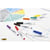Viltstift Bic Velleda 1744 whiteboard rond medium assorti kartonnen etui à 4 stuks