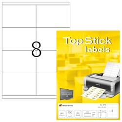 Etiket Topstick ILC 105x70mm wit/pk800