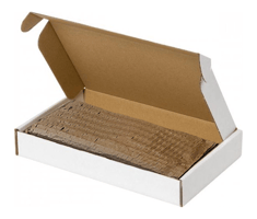 Brievenbusdoos A6, E-Golf 180x115x28mm, wit met bovenklep