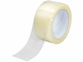 Verpakkingstape 50 mm x 66 m, PP, transparant (pak 6 x 66 meter)