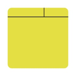 Post-its l x b = 100x100 mm, VE = 10 stuks geel