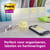 Memoblok 3M Post-it 622 Super Sticky 47.6x47.6mm geel 21 + 3 gratis