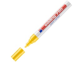 edding Lakmarker 750 2 - 4 mm, geel (pak 10 stuks) artikel afbeelding