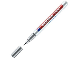 edding Lakmarker 780 0,8 mm, zilver (pak 10 stuks) artikel afbeelding