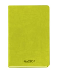 Notitieboek Aurora Capri A5 192blz lijn 80gr groen